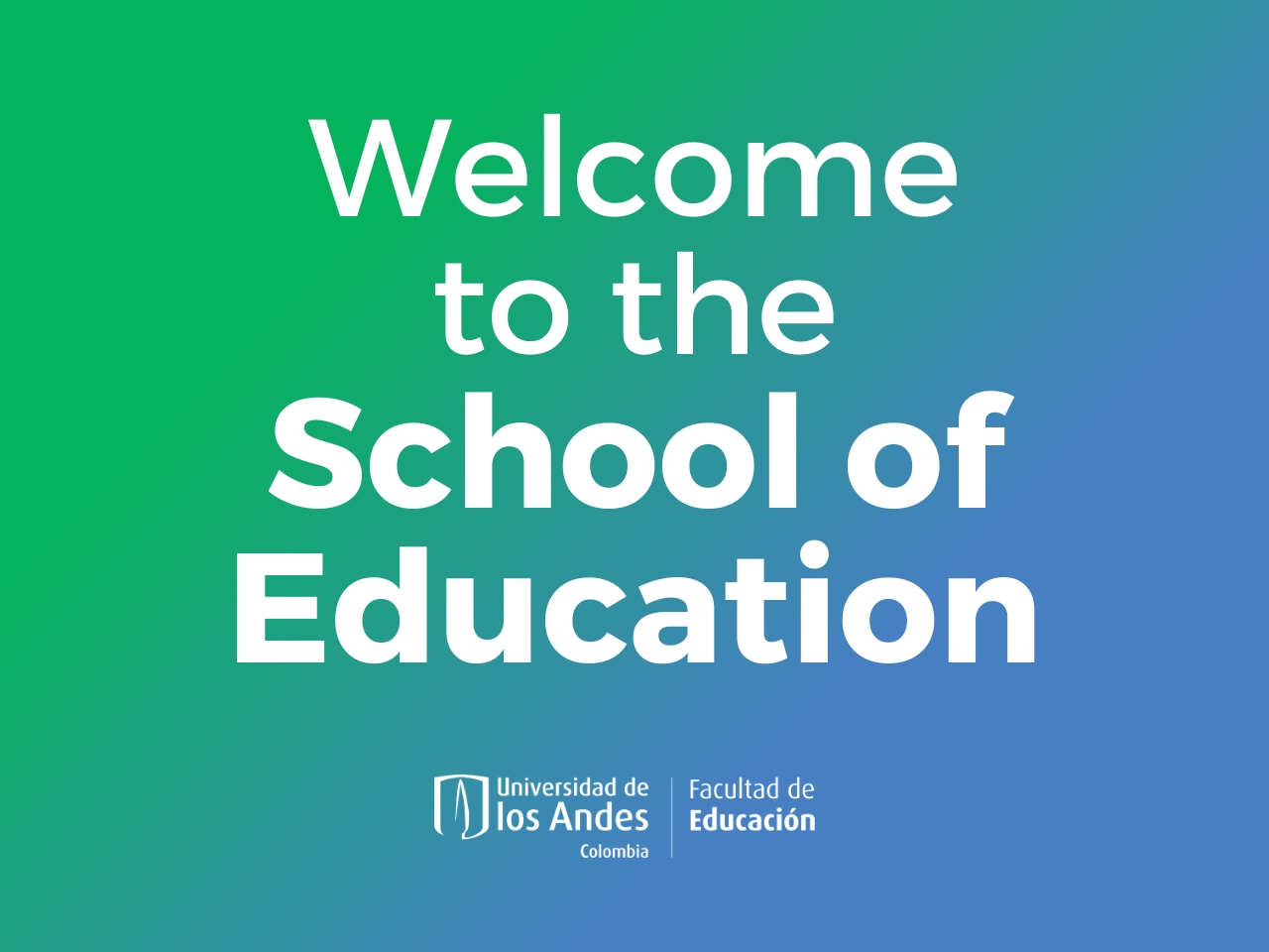 Welcome School of Education