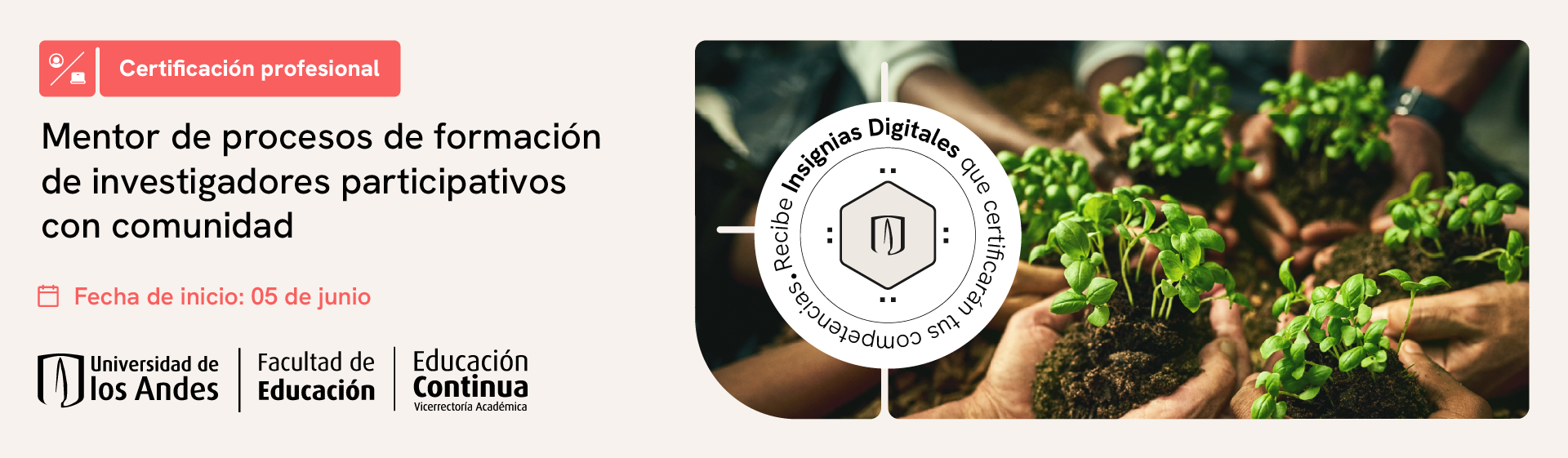 Curso Mentor de procesos de formación de investigadores participativos con comunidad