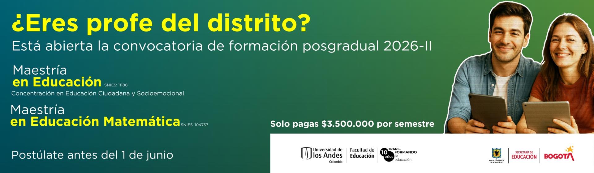 Convocatoria SED 2026 Convocatoria SED 2026