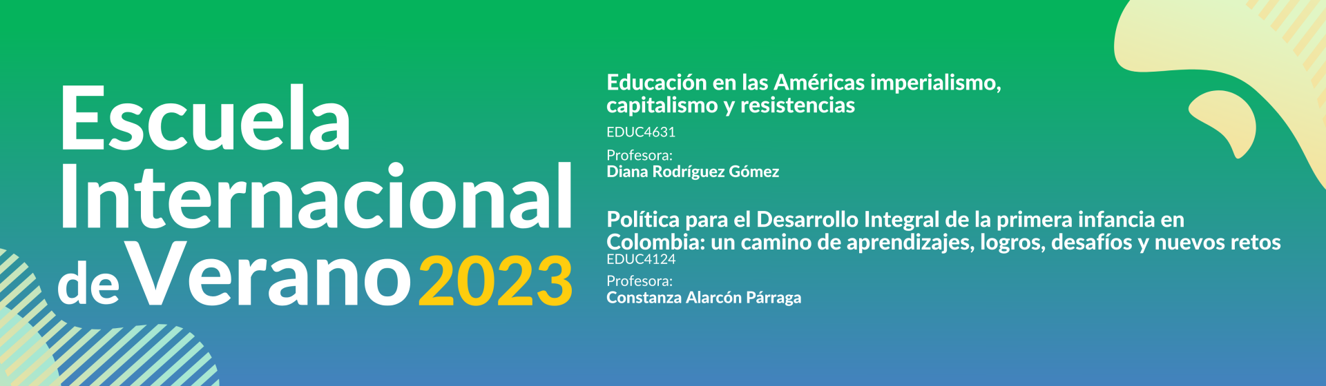 Escuela Internacional de Verano 2023