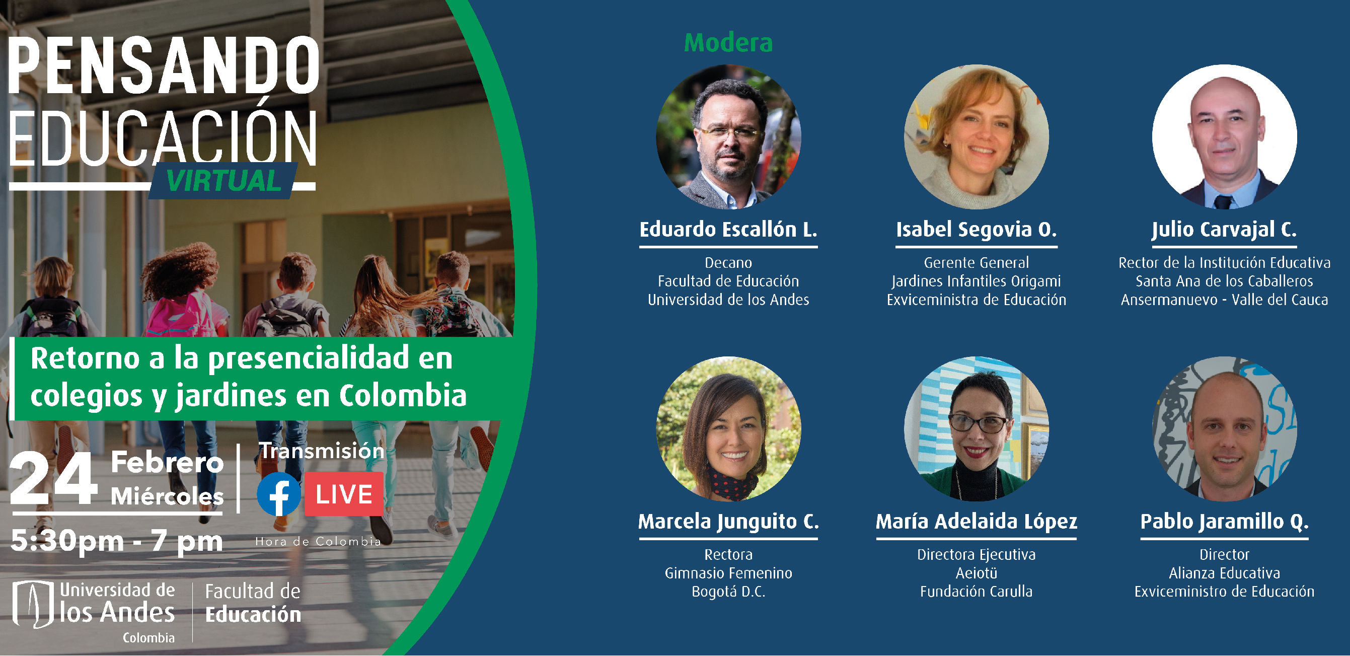 Pensando Educación: retorno a la presencialidad en colegios y jardines en Colombia