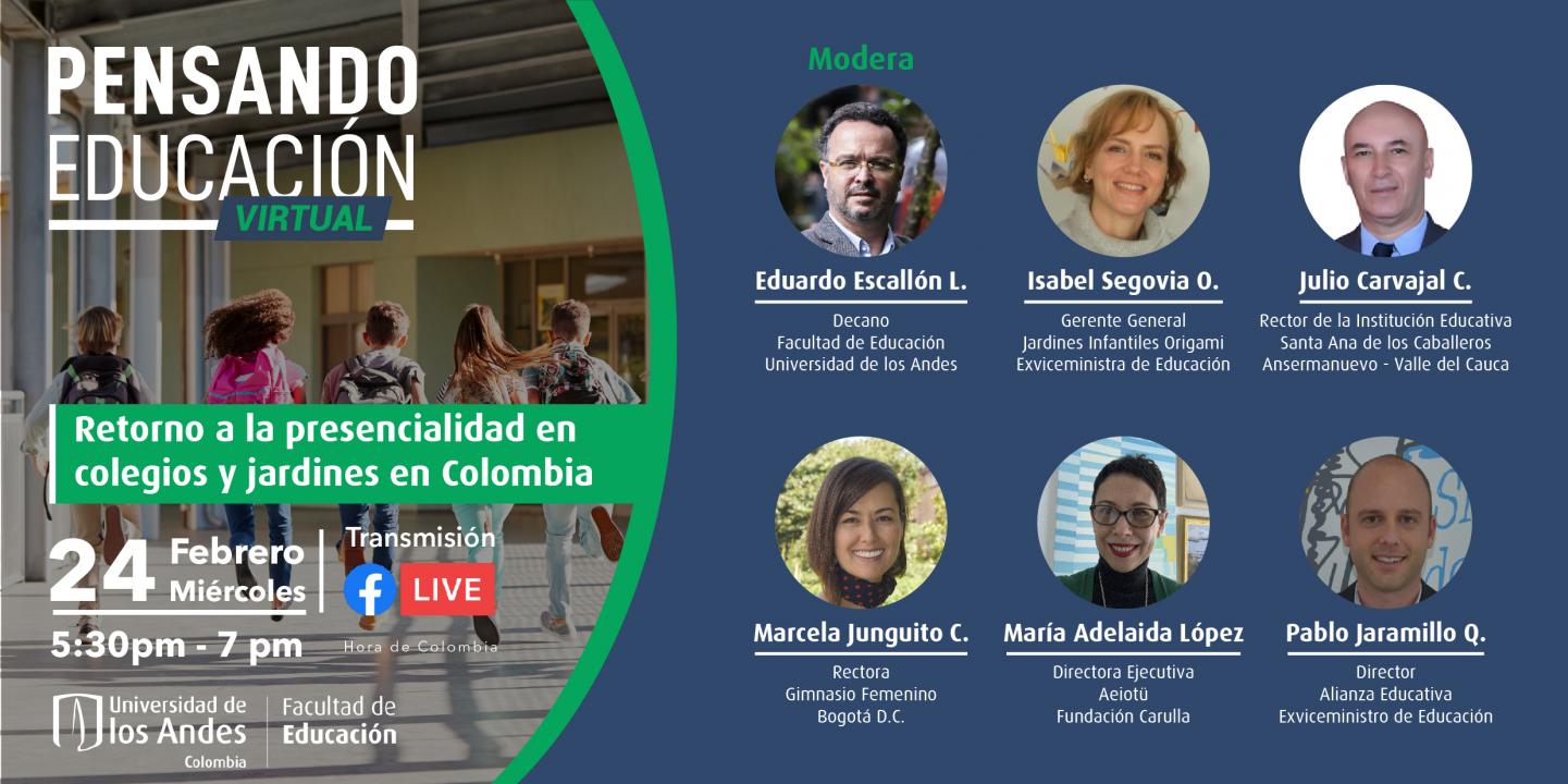 Pensando Educación: retorno a la presencialidad en colegios y jardines en Colombia